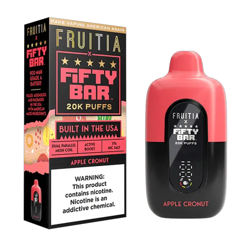 Fifty Bar V2 20K Disposable – Apple Cronut