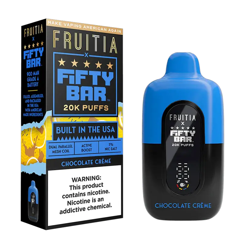 Fifty Bar V2 20K Disposable – Chocolate Crème