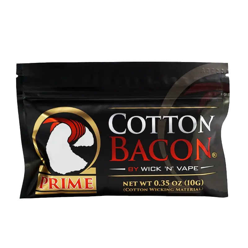 Cotton Bacon Prime by Wick ‘N’ Vape – 10-Pack Wicking Cotton