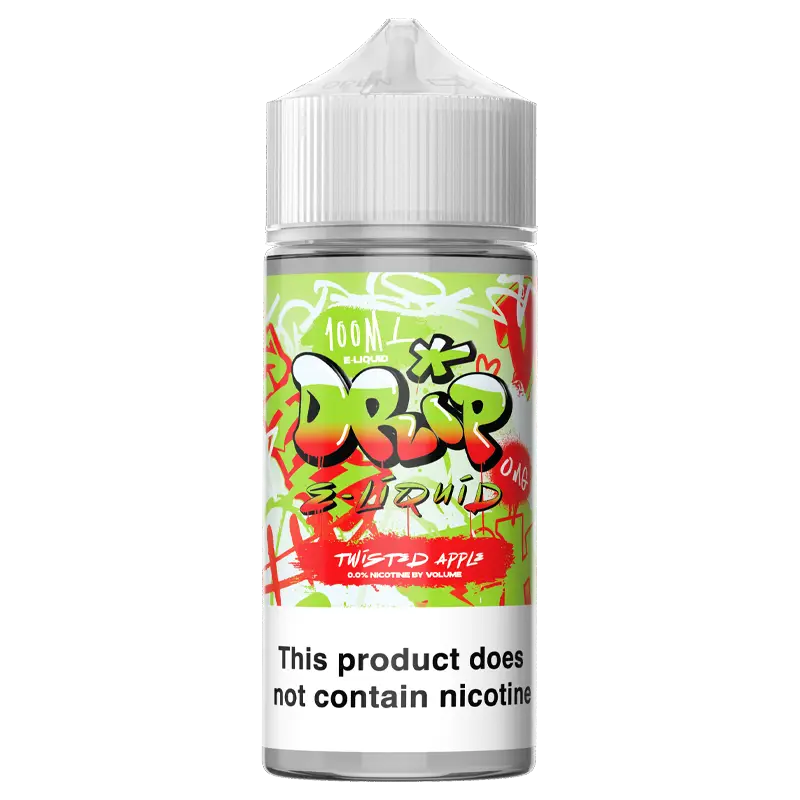 Drip Twisted Apple E-Liquid – Green Apple Red Apple – 100ml – 0mg