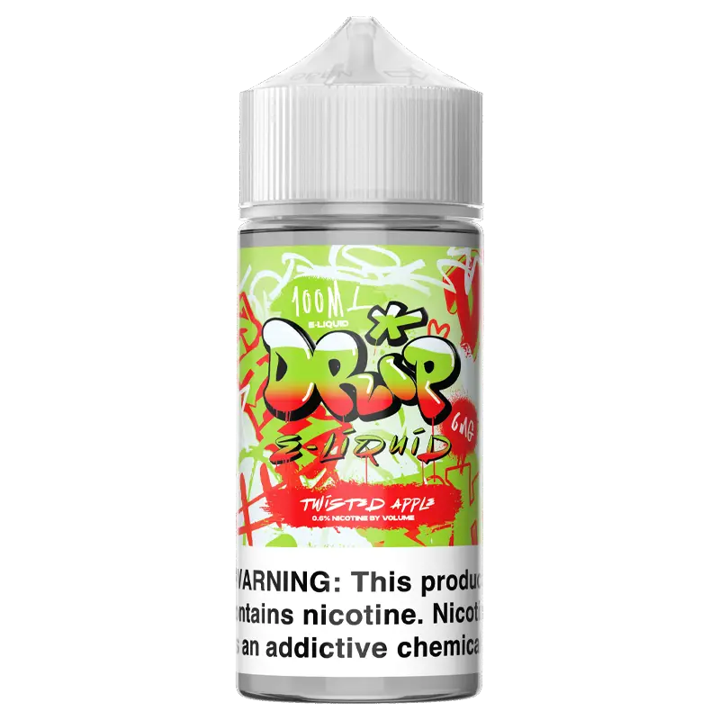 Drip Twisted Apple E-Liquid – Green Apple Red Apple – 100ml – 6mg