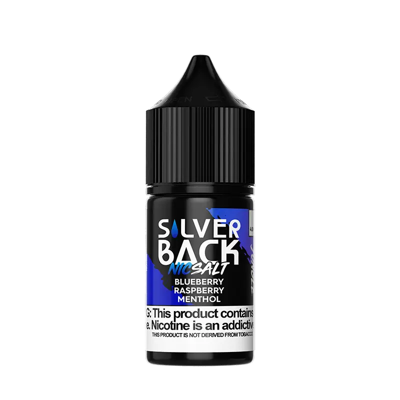 Blue Nic Salt by Silverback Juice Co. – Blueberry Raspberry Menthol – 30ml – 45mg