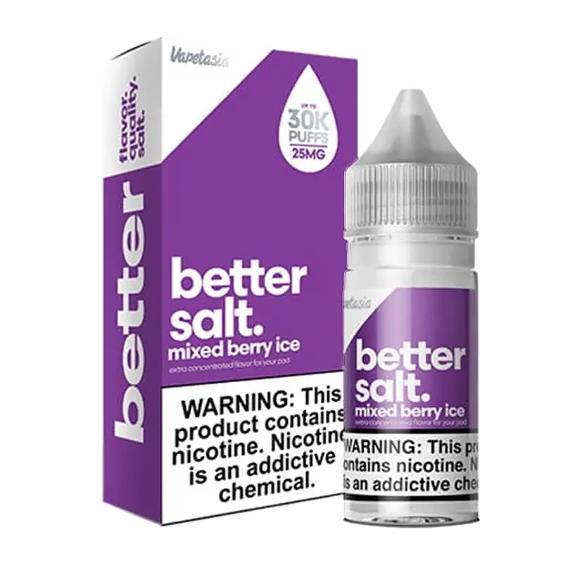 Better Salt by Vapetasia Mixed Berry Ice Nic Salt – 30ml – 25mg