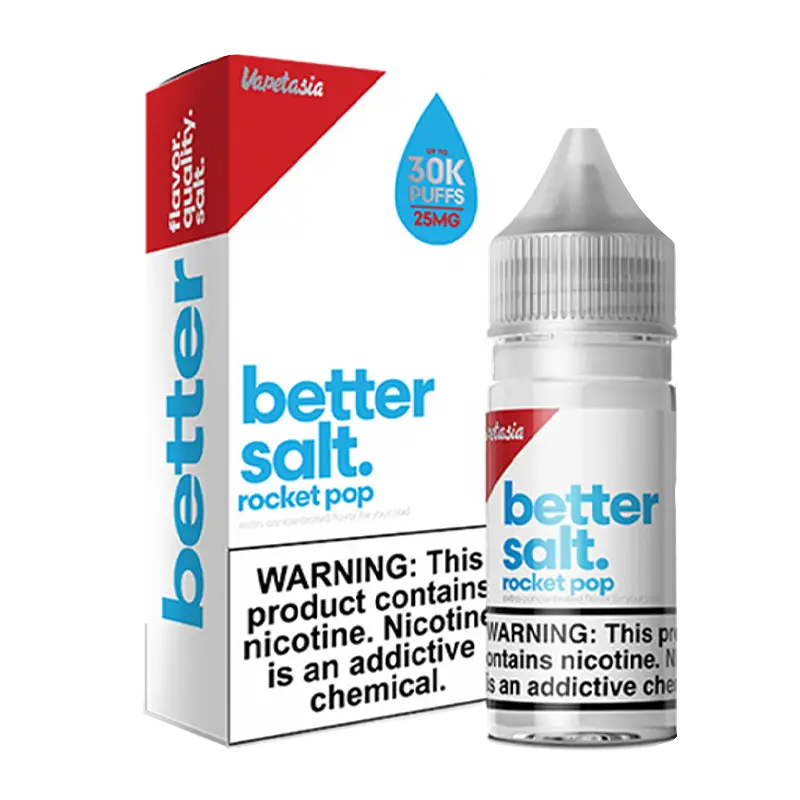 Better Salt by Vapetasia Rocket Pop Nic Salt – 30ml – 25mg