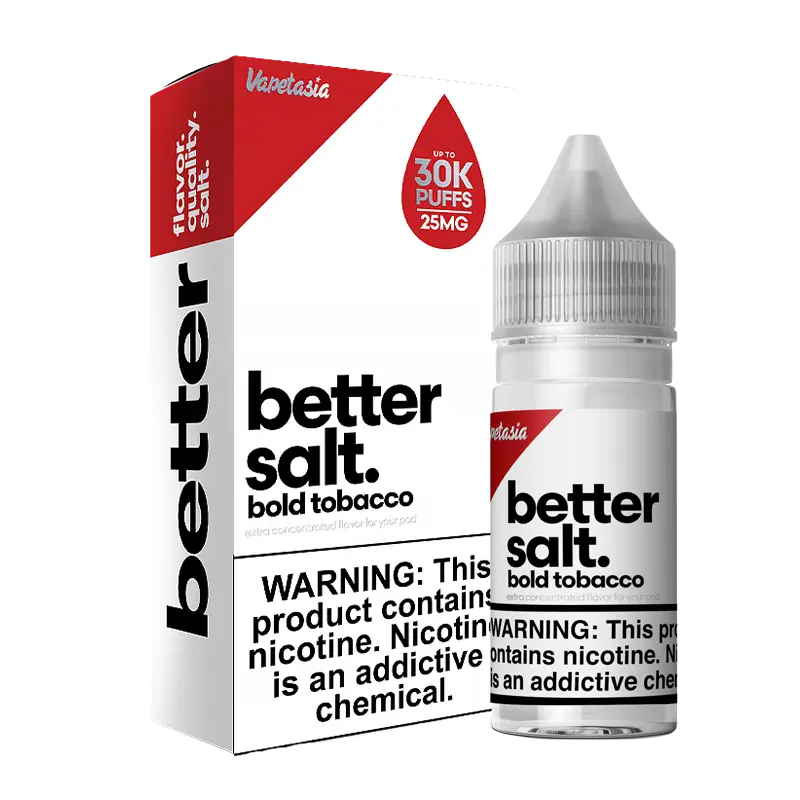 Better Salt by Vapetasia Bold Tobacco Nic Salt – 30ml – 50mg